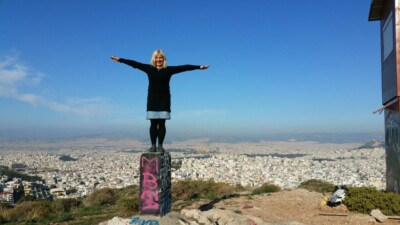 Blick auf Athen