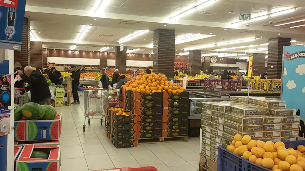im arabischen Supermarkt