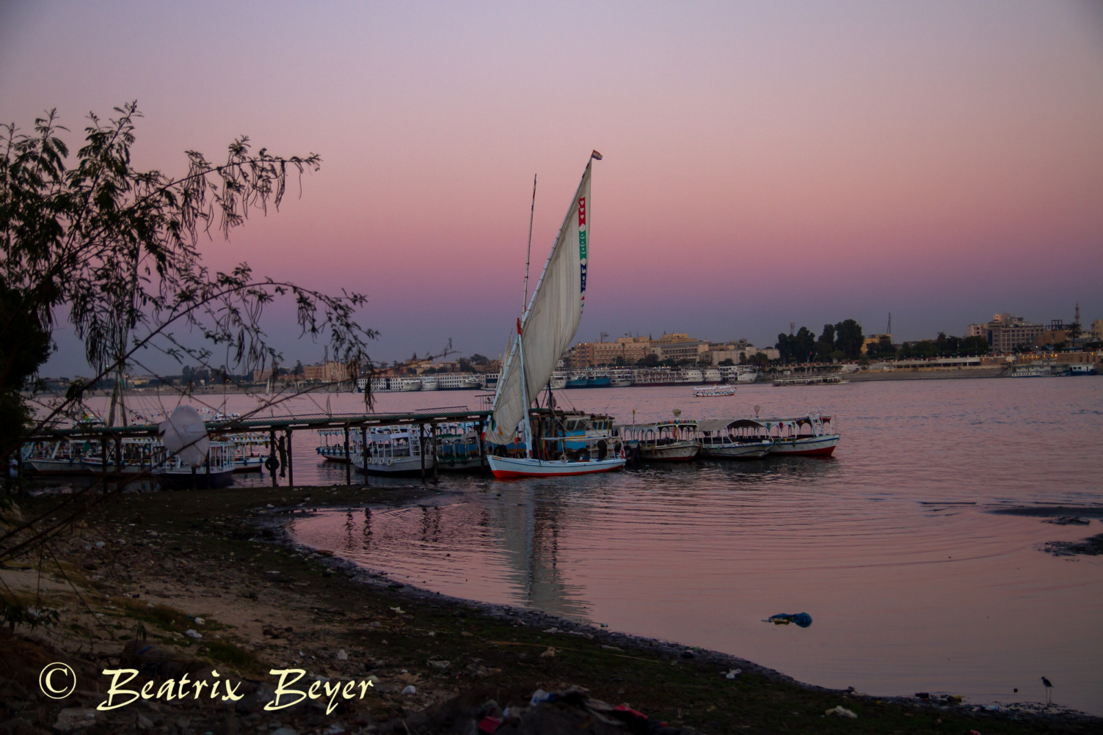 Luxor – Abendstimmung am Nil