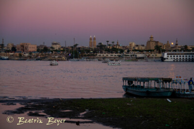 Luxor - Abendstimmung am Nil