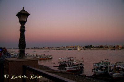 Luxor - Abendstimmung am Nil