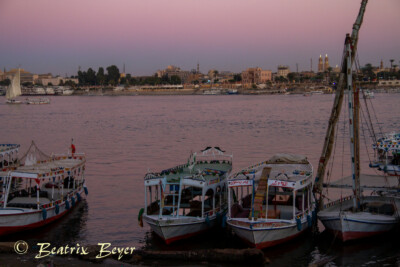 Luxor - Abendstimmung am Nil