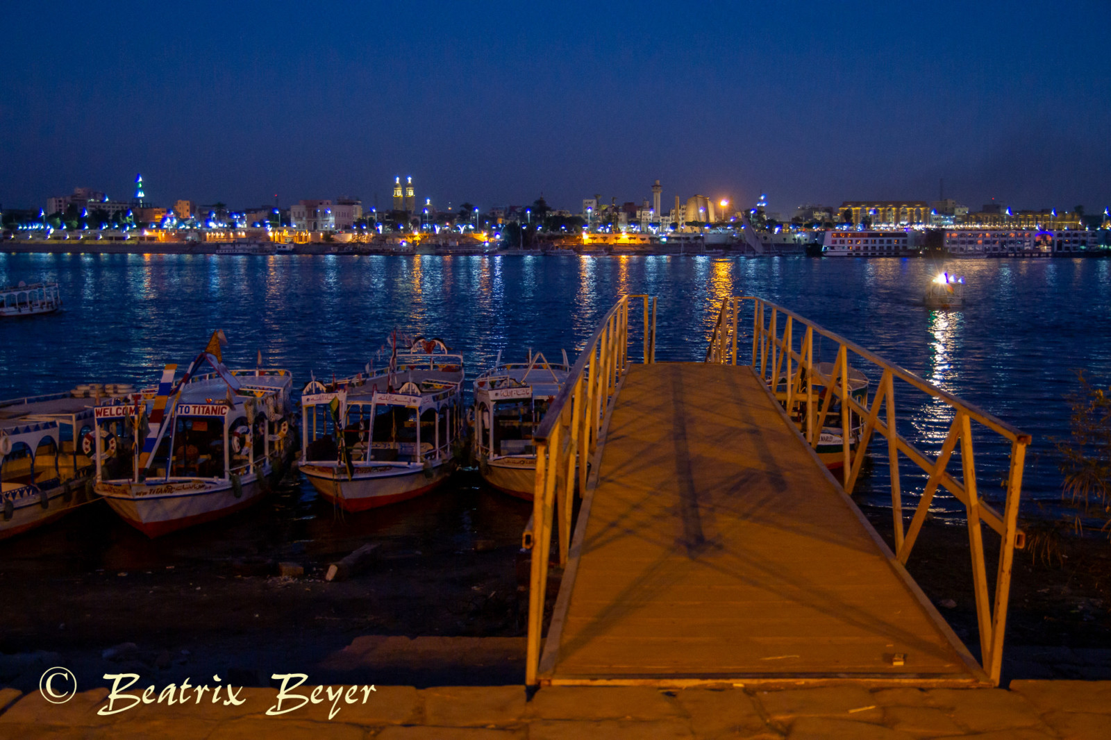 Luxor – Abendstimmung am Nil