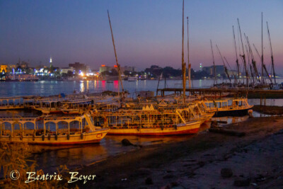 Luxor - Abendstimmung am Nil