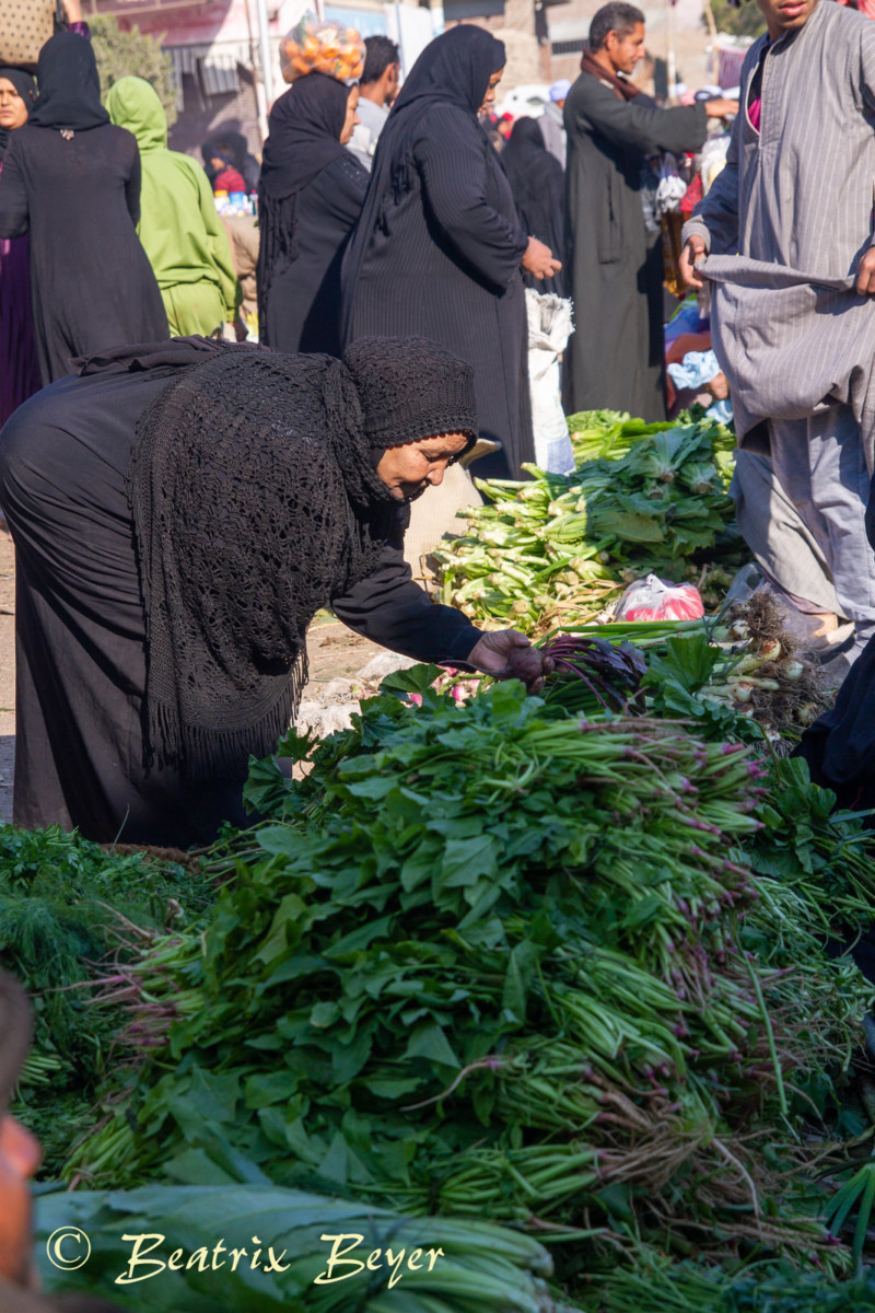Luxor – auf dem Wochenmarkt