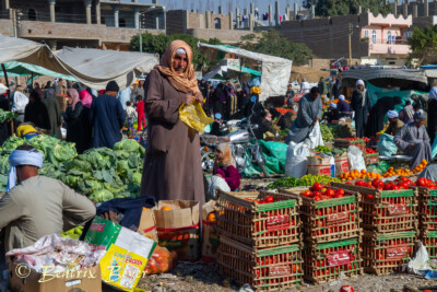 Luxor - auf dem Wochenmarkt