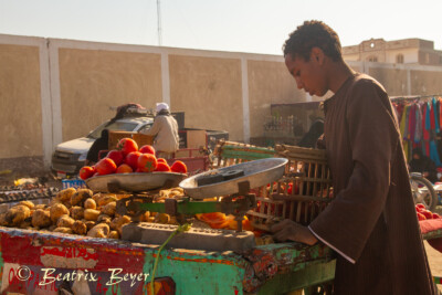 Luxor - auf dem Wochenmarkt