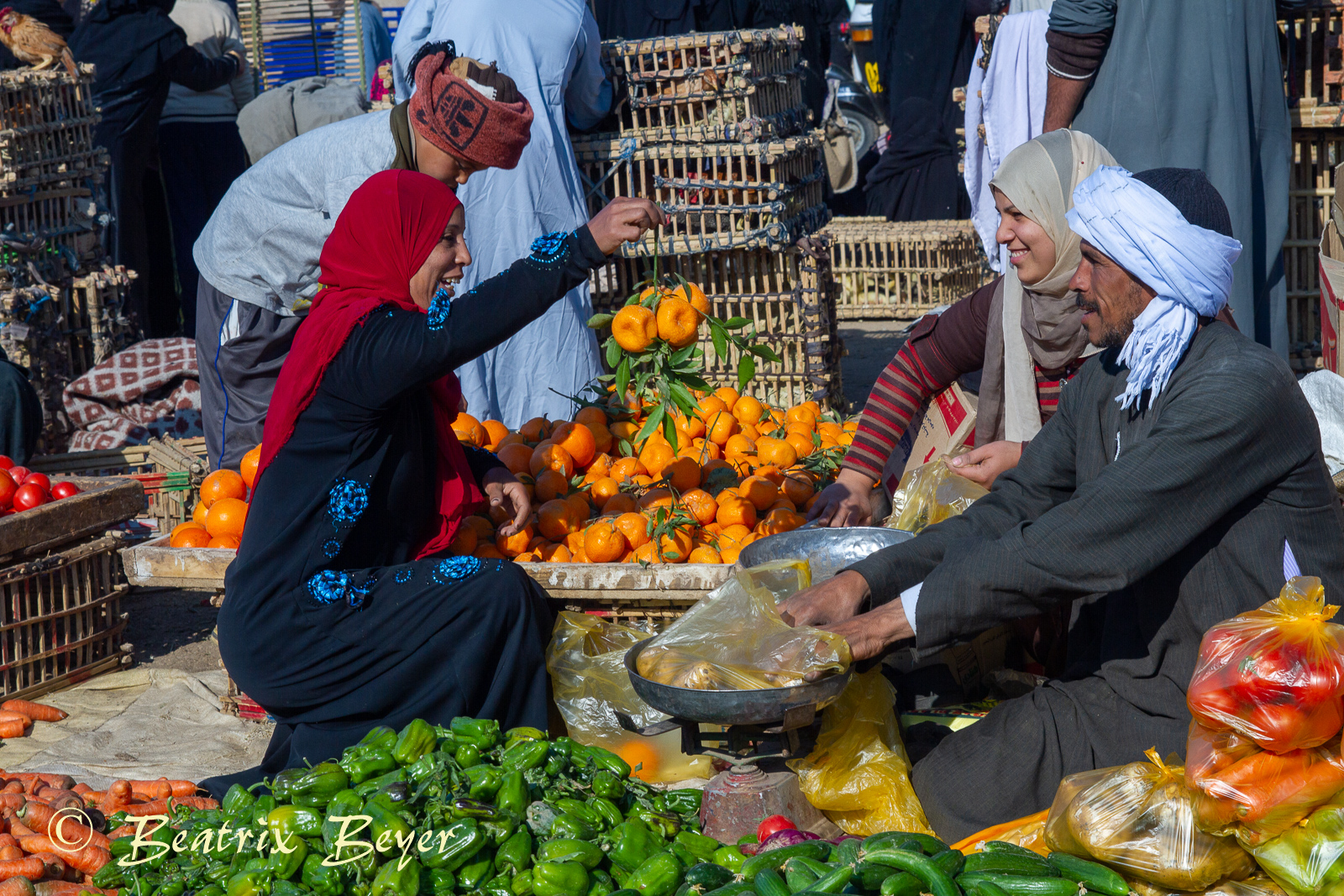 Luxor – auf dem Wochenmarkt