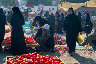 Luxor - auf dem Wochenmarkt