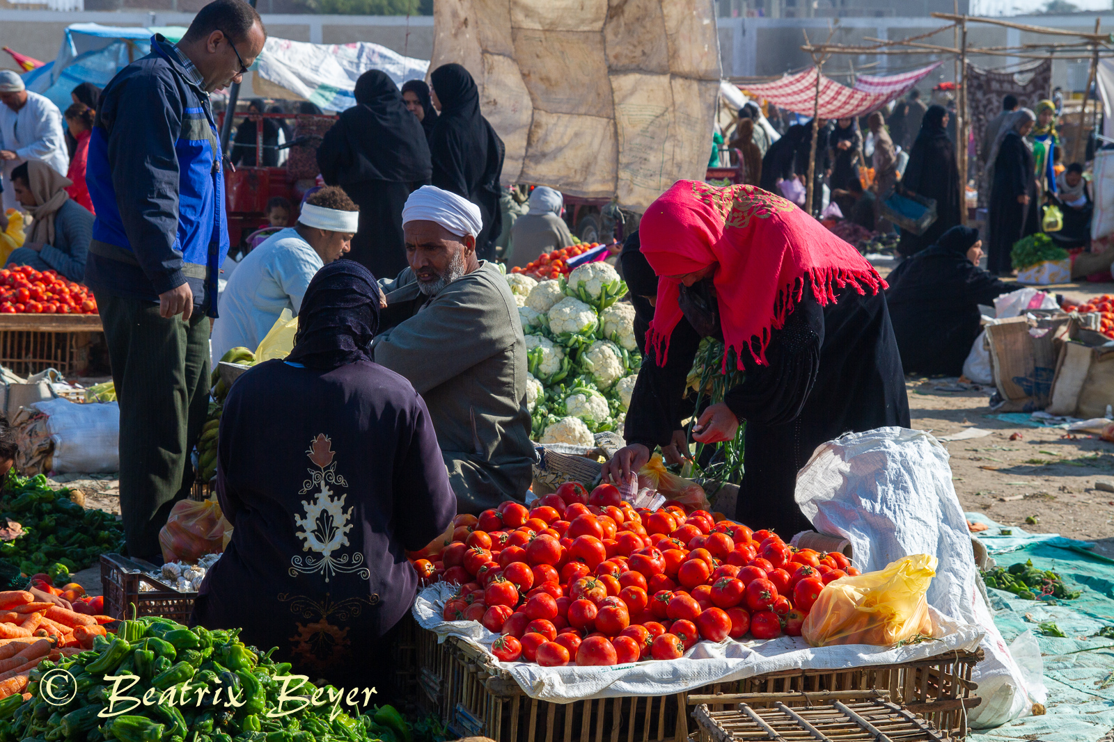 Luxor – auf dem Wochenmarkt