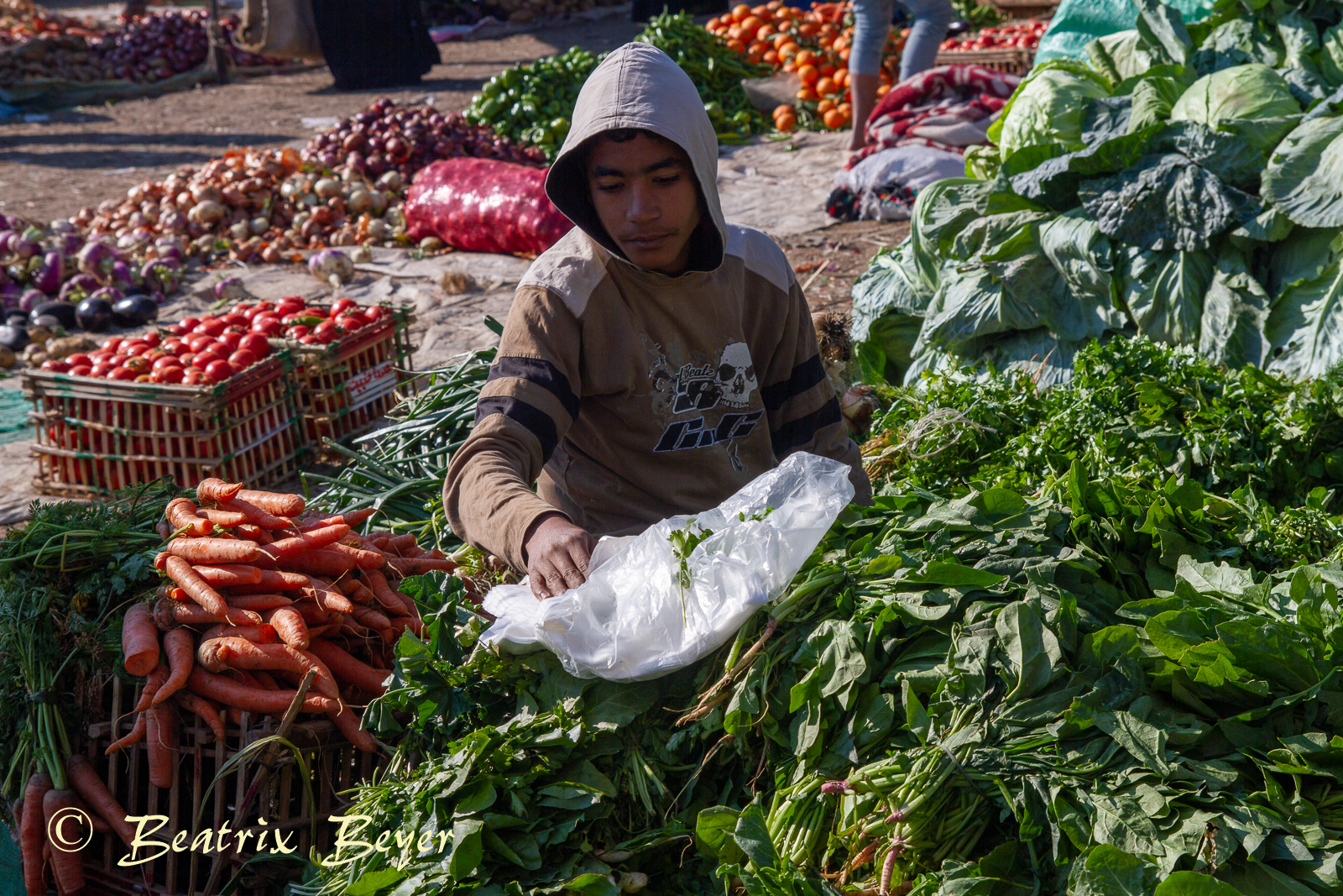 Luxor – auf dem Wochenmarkt