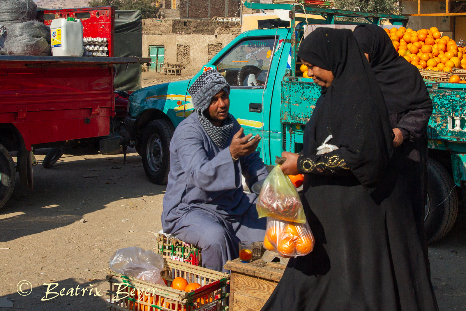 Luxor – auf dem Wochenmarkt