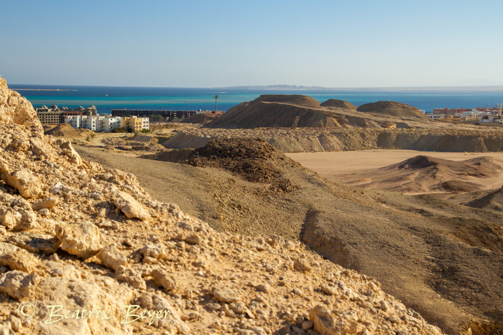 in der Wüste bei Hurghada