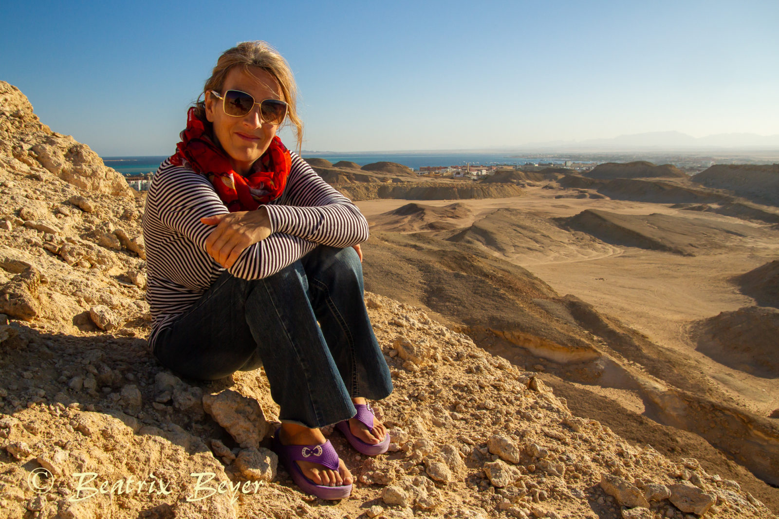 in der Wüste bei Hurghada