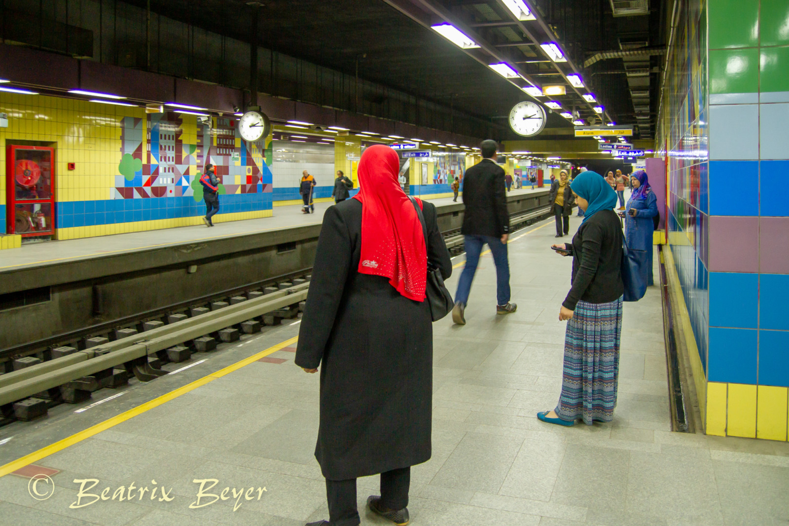 in der Metrostation