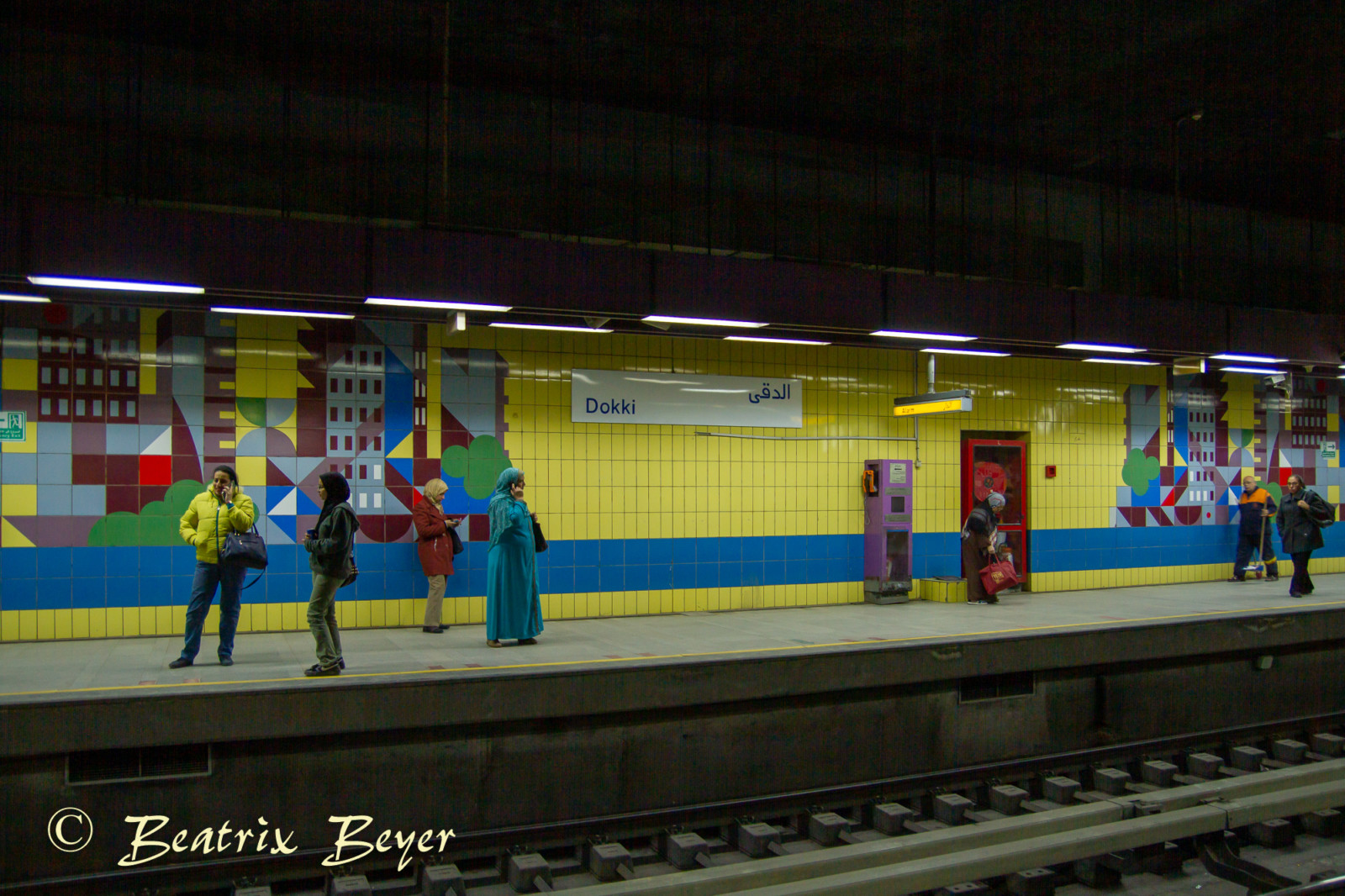 in der Metrostation