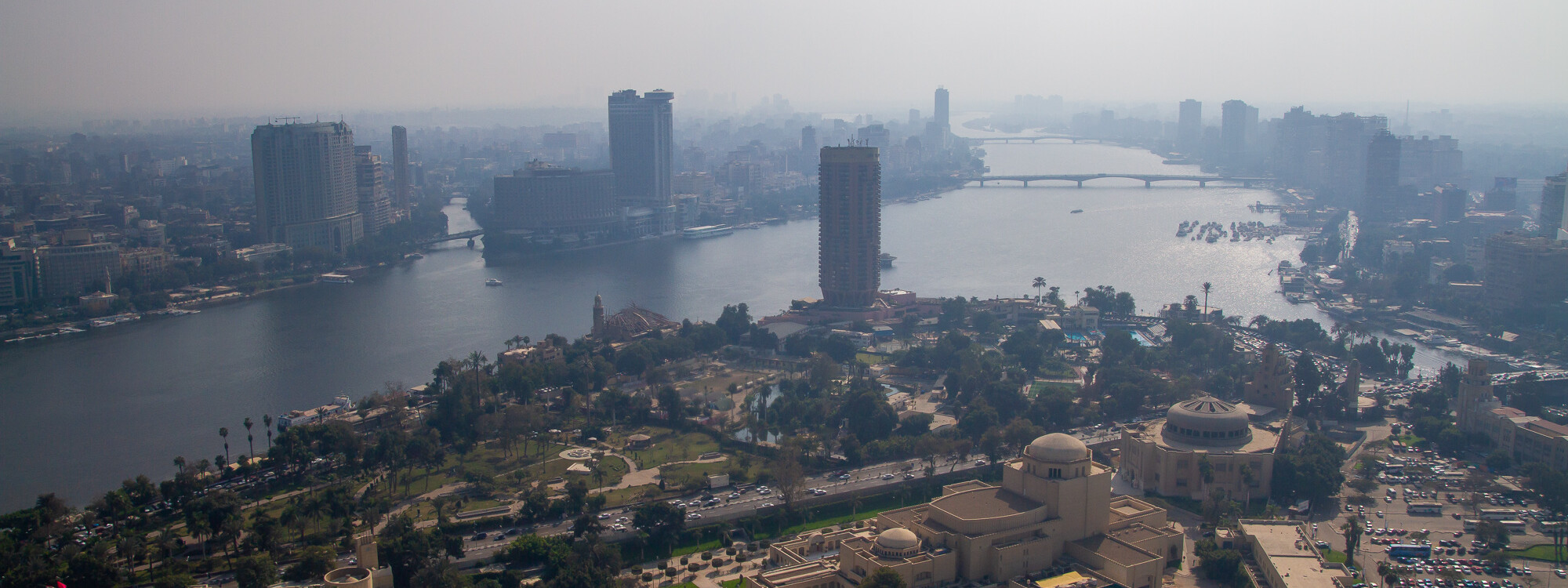 Kairo Blick auf den Nil Ägypten Kairo Blick auf den Nil Ägypten