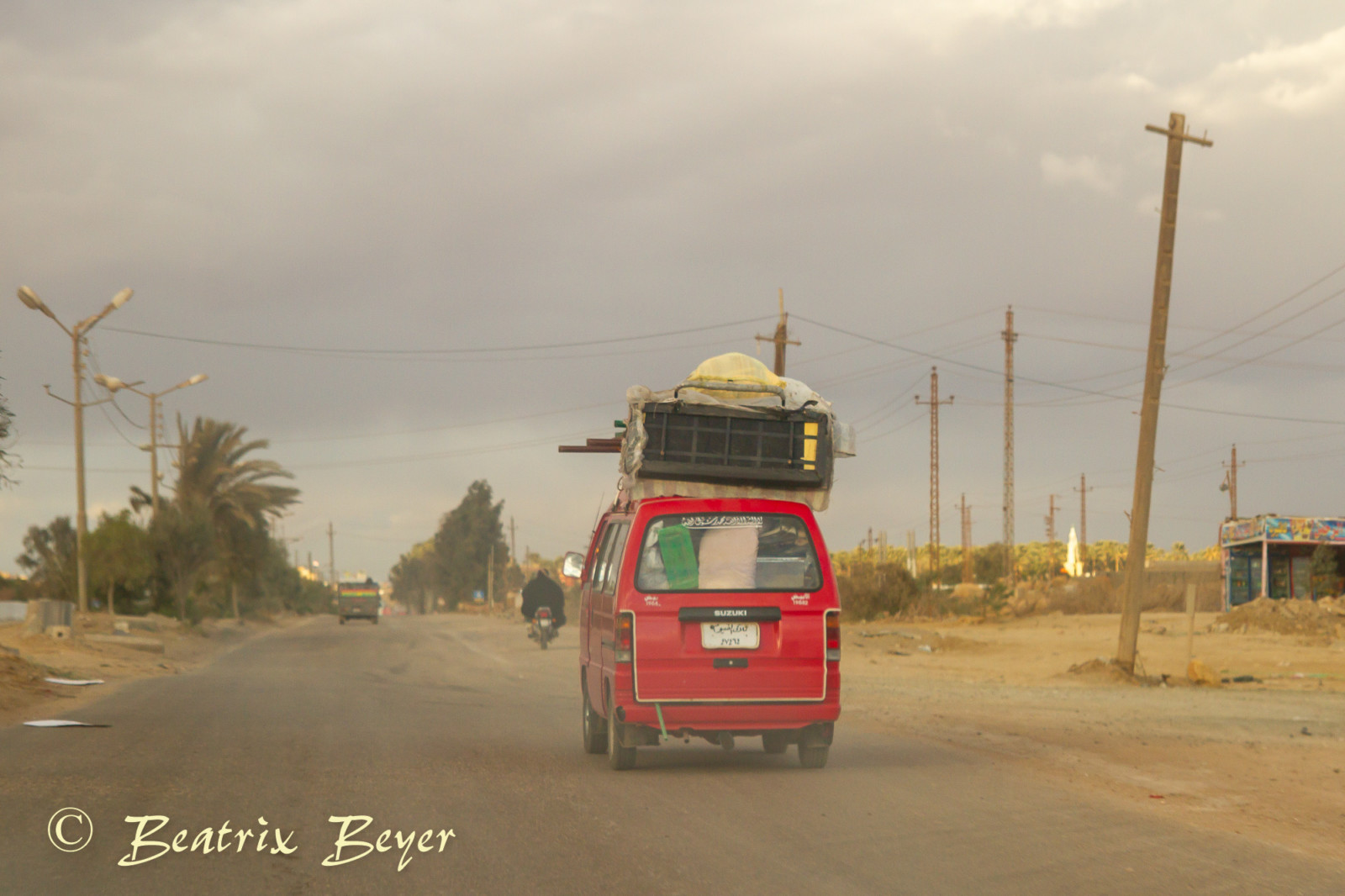 auf dem Rückweg nach Kairo